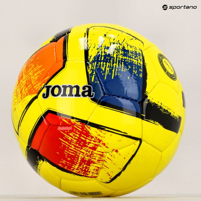 Joma Dali II fluor yellow futbalová veľkosť 5 5