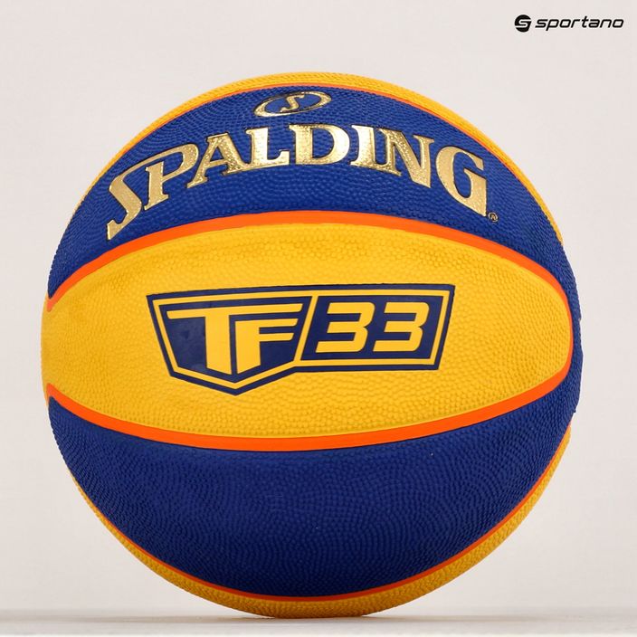 Spalding TF-33 Official basketbal žlto-modrá 84352Z veľkosť 6 5