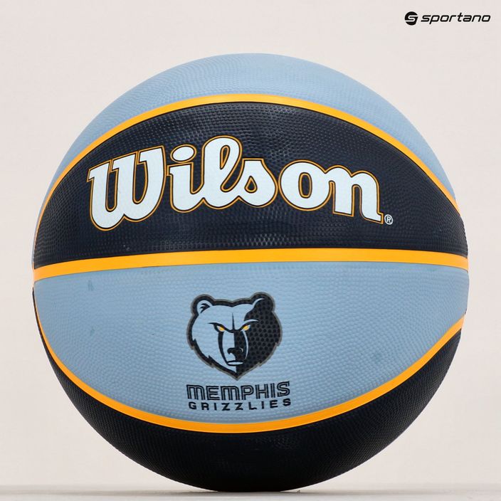 Wilson NBA Team Tribute Memphis Grizzlies basketbal modrý WTB1300XBMEM veľkosť 7 6