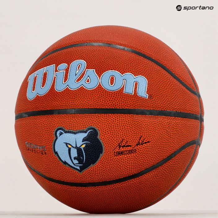 Wilson NBA Team Alliance Memphis Grizzlies hnedá basketbalová lopta WTB3100XBMEM veľkosť 7 7