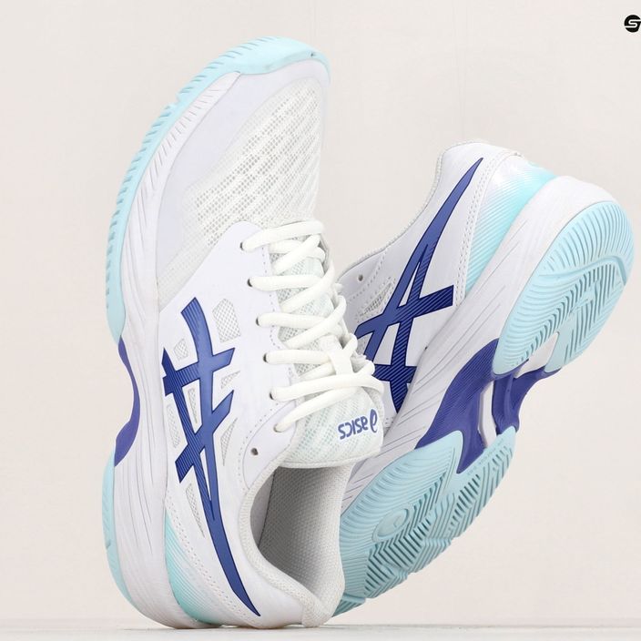 Dámska squashová obuv ASICS Gel-Court Hunter 3 white / blue violet 20
