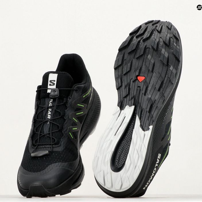 Pánska bežecká obuv Salomon Pulsar Trail black/black/gecko green 20