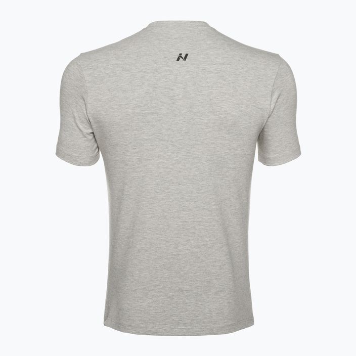 NEBBIA Minimalist Logo pánske tréningové tričko svetlo šedé 5