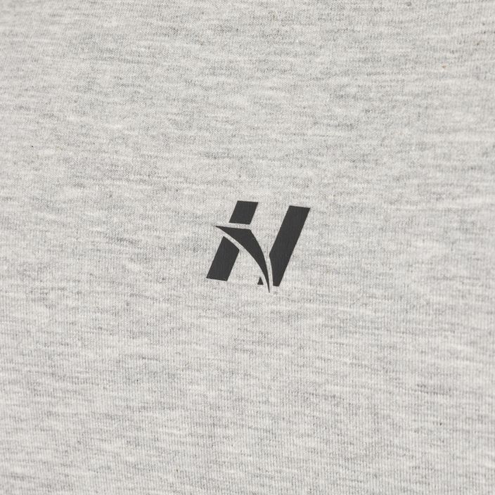 NEBBIA Minimalist Logo pánske tréningové tričko svetlo šedé 7