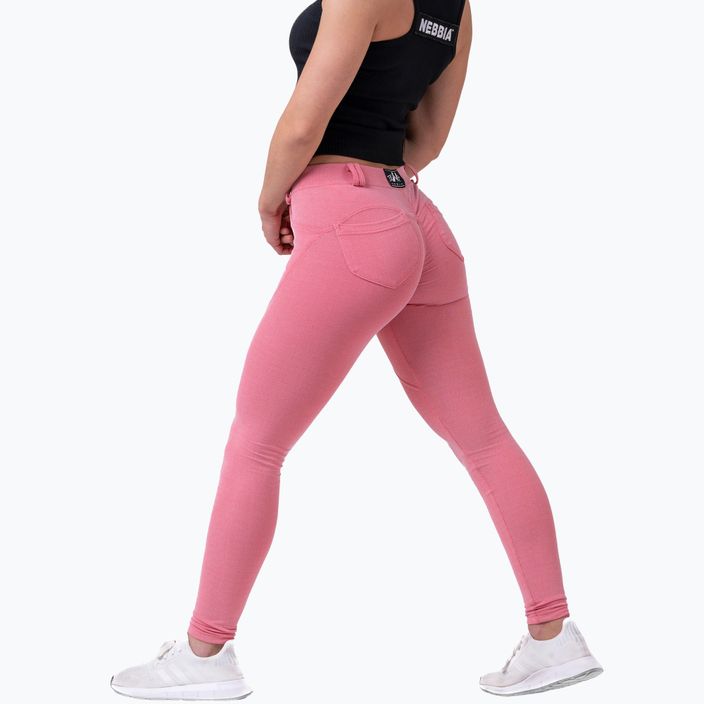 Dámske nohavice NEBBIA Dreamy Edition Bubble Butt pink 6