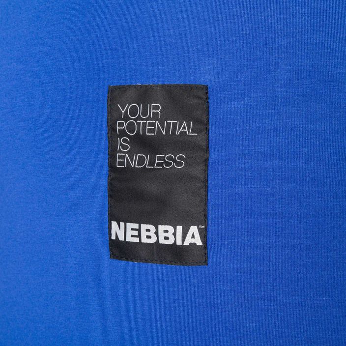 NEBBIA pánske tréningové tielko Your Potential Is Endless blue 7