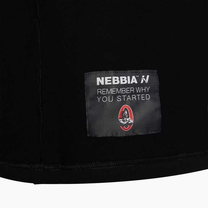 Pánske tréningové tričko NEBBIA Golden Era čierne 19213 5