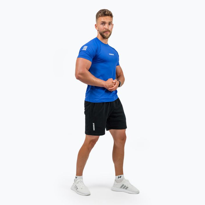 Pánske tréningové tričko NEBBIA Performance blue 4