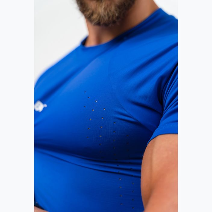 Pánske tréningové tričko NEBBIA Performance blue 6