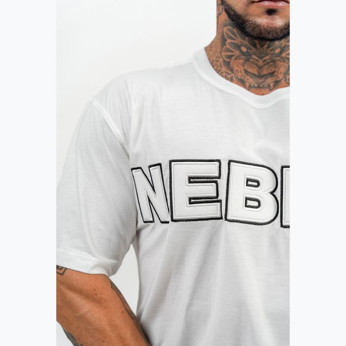 Pánske tričko NEBBIA Legacy biele 4