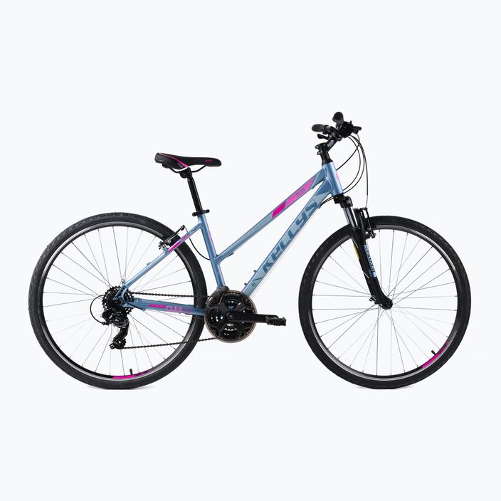Dámsky crossový bicykel Kellys Clea 1 grey-pink 72318