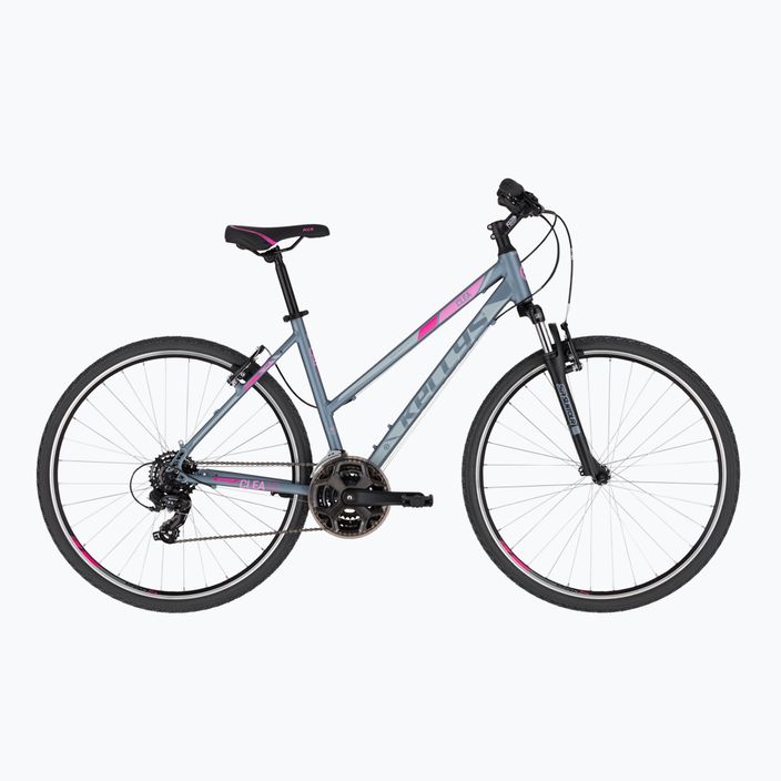 Dámsky crossový bicykel Kellys Clea 1 grey-pink 72318 14