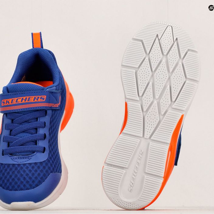 Detská tréningová obuv SKECHERS Microspec Max Gorvix royal/orange 12