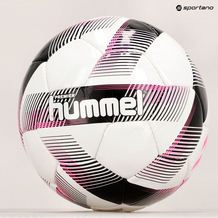Hummel Premier FB futbalová lopta biela/čierna/ružová veľkosť 4 5