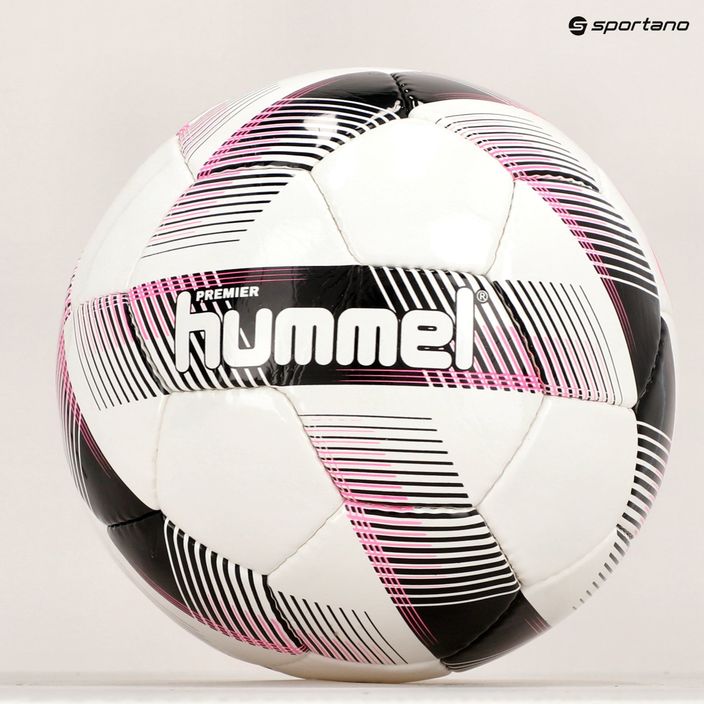 Hummel Premier FB futbalová lopta biela/čierna/ružová veľkosť 5 5