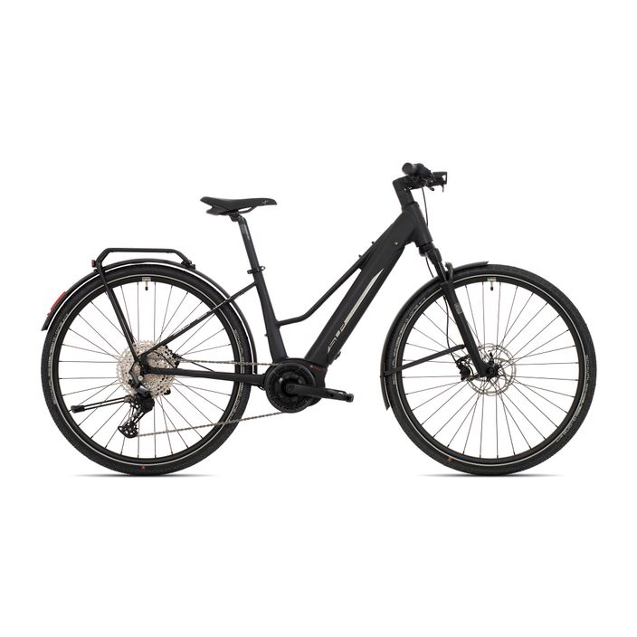 Elektrobicykel Superior eXR 6090 BL Touring 36V 625Wh matná čierna/chrómovo strieborná 2