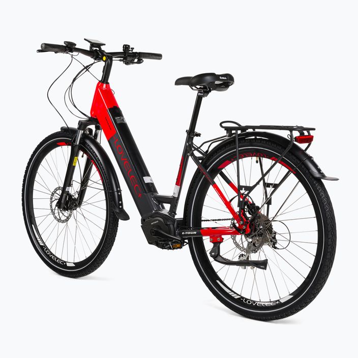 Elektrický bicykel LOVELEC Triago Low Step 16Ah sivo-červený B400358 3