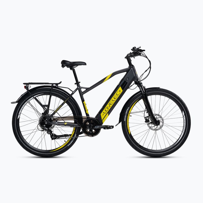LOVELEC Komo Man 16Ah sivo-žltý elektrický bicykel B400363
