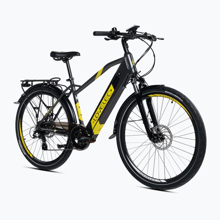 LOVELEC Komo Man 16Ah sivo-žltý elektrický bicykel B400363 2