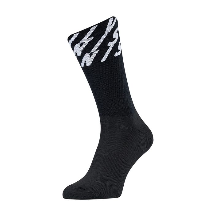 SILVINI Oglio čierno-biele cyklistické ponožky 312-UA1634/813 2