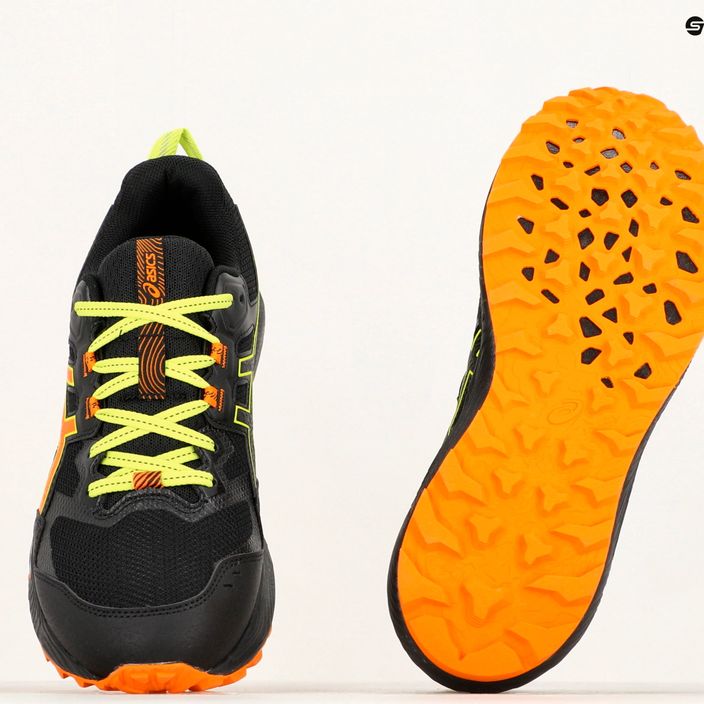 ASICS Gel-Sonoma 7 pánska bežecká obuv black/bright orange 18