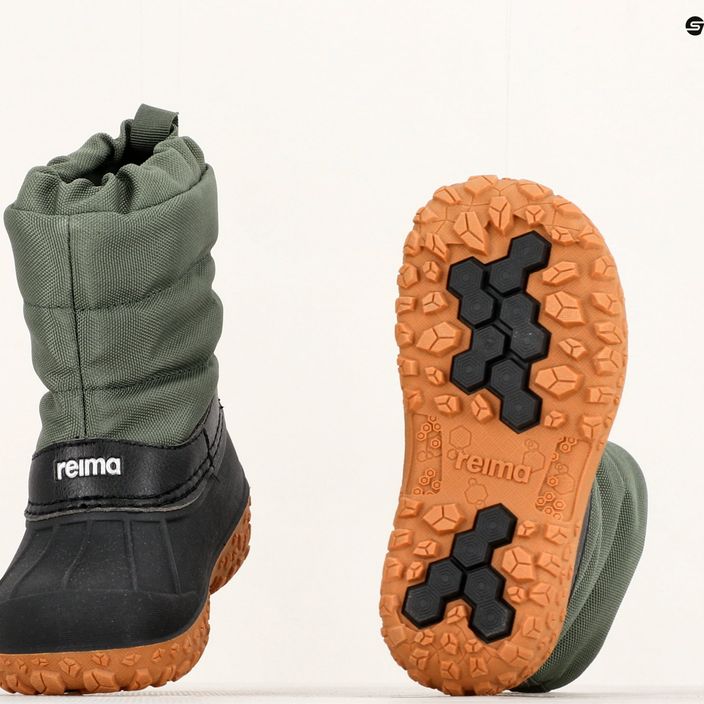 Reima Loskari tymiánovo zelené detské trekové topánky 21
