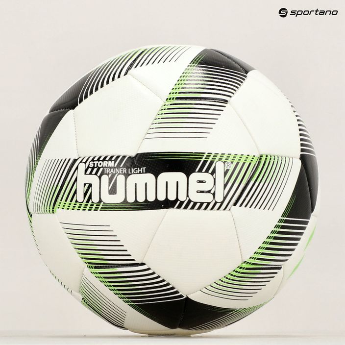 Hummel Storm Trainer Light FB futbal biela/čierna/zelená veľkosť 5 6