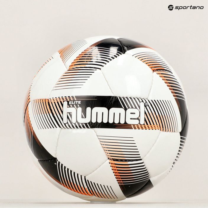 Hummel Elite FB futbalová lopta biela/čierna/strieborná veľkosť 4 6