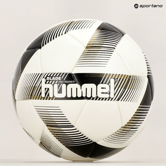 Hummel Blade Pro Trainer FB futbalová lopta biela/čierna/zlatá veľkosť 5 6