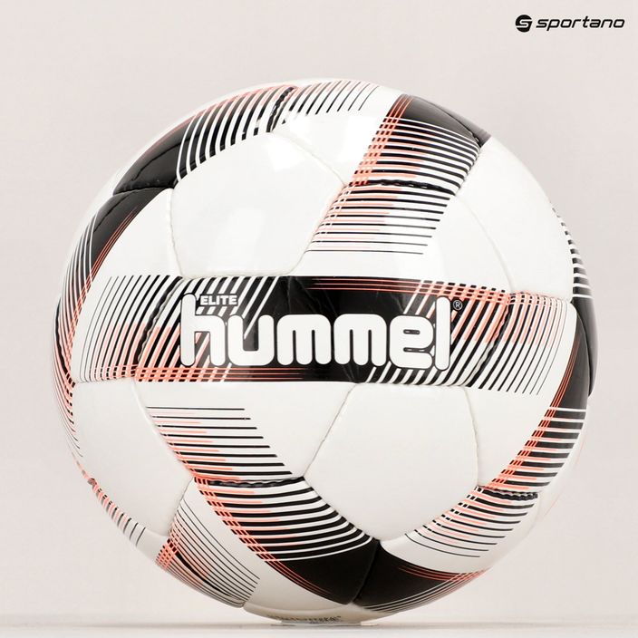 Hummel Elite FB futbalová lopta biela/čierna/červená veľkosť 5 6