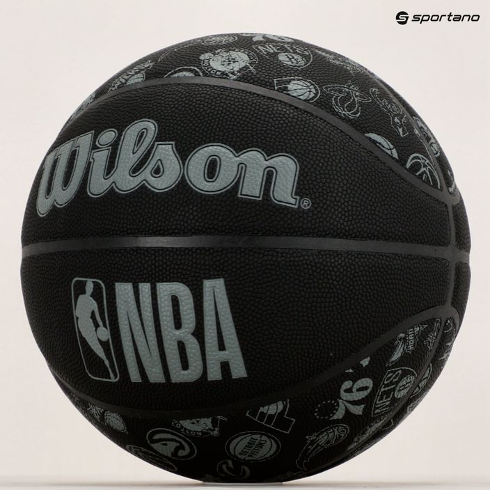 Basketbalový lopta Wilson NBA All Team čierna WTB1300XBNBA 5
