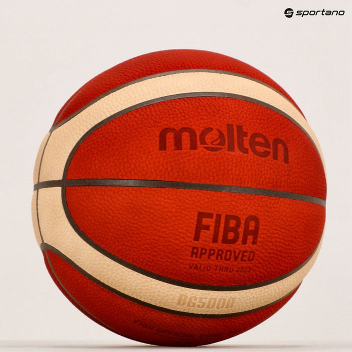 Molten FIBA basketbal oranžová B6G5000 veľkosť 6 4