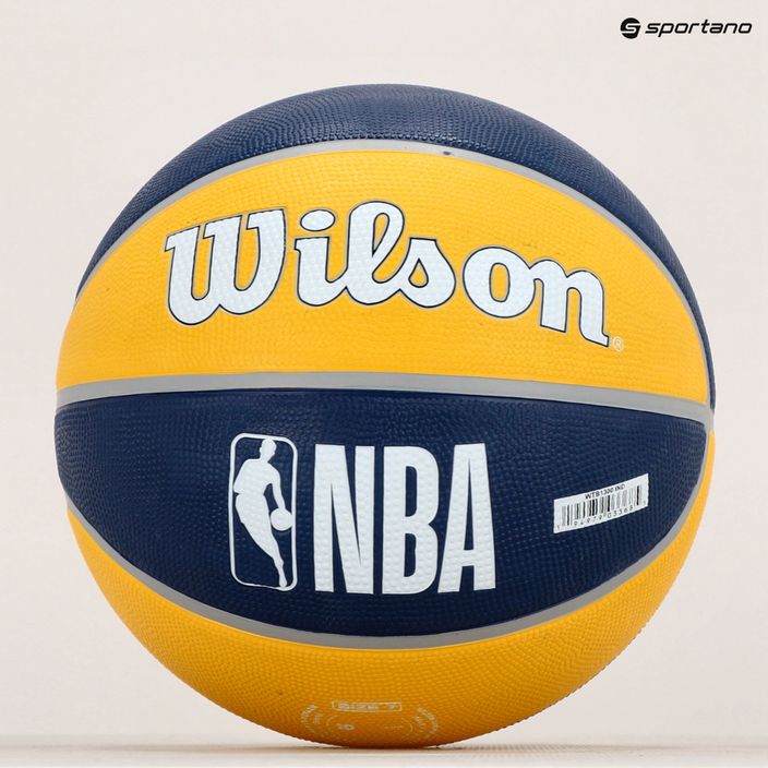 Wilson NBA Team Tribute Indiana Pacers basketball yellow WTB1300XBIND veľkosť 7 6