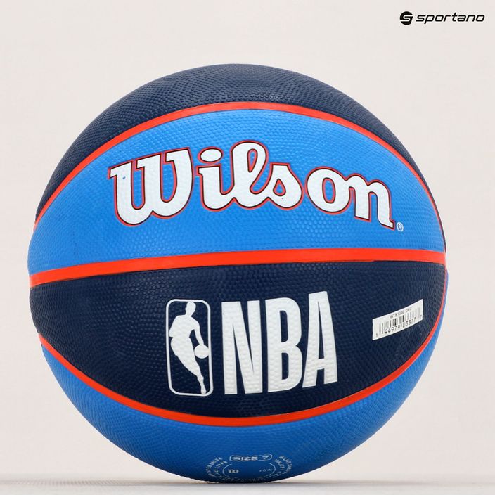 Wilson NBA Team Tribute Oklahoma City Thunder basketball blue WTB1300XBOKC veľkosť 7 7