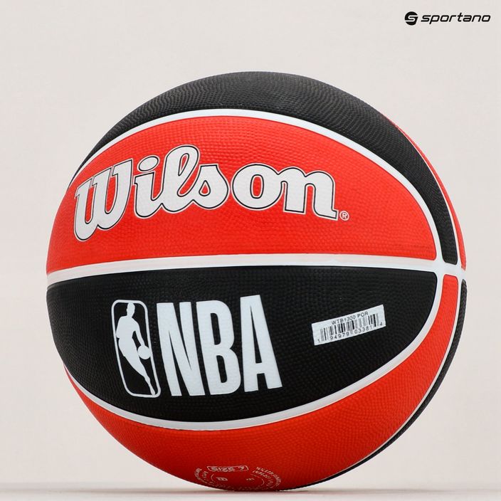 Wilson NBA Team Tribute Portland Trail Blazers basketbal červený WTB1300XBPOR veľkosť 7 6