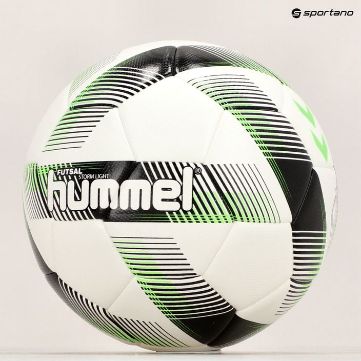 Hummel Storm Light FB futbalová lopta biela/čierna/zelená veľkosť 4 5