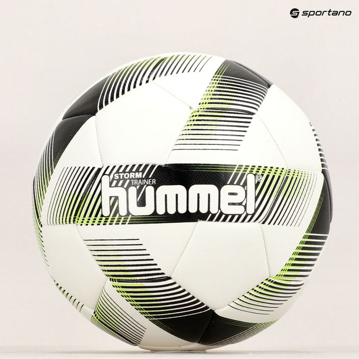 Hummel Storm Trainer FB futbal biela/čierna/zelená veľkosť 5 6