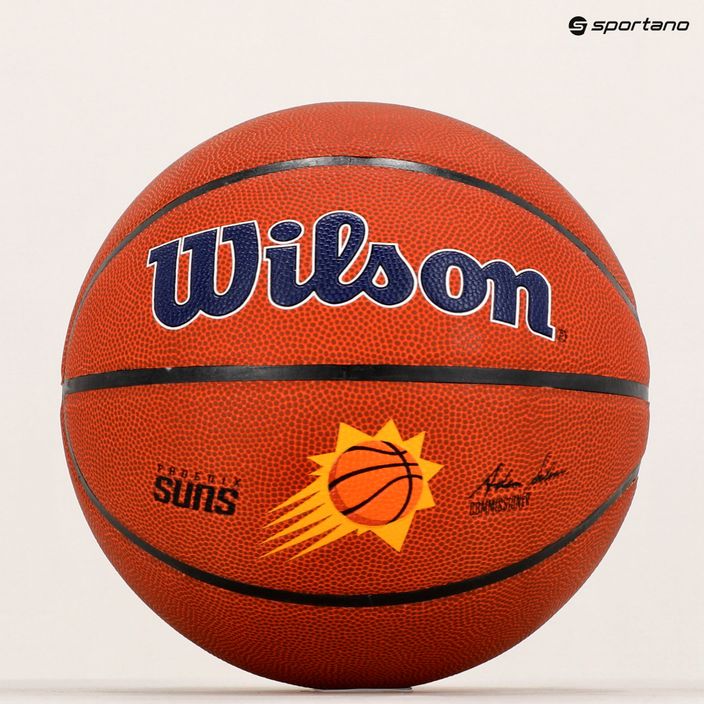 Wilson NBA Team Alliance Phoenix Suns hnedá basketbalová lopta WTB3100XBPHO veľkosť 7 6