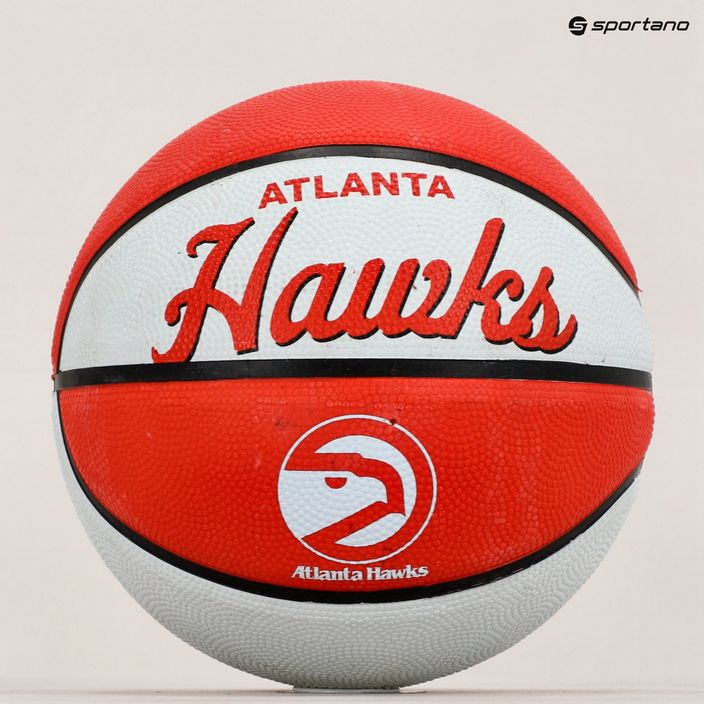 Wilson NBA Team Retro Mini Atlanta Hawks basketbal červený WTB3200XBATL veľkosť 3 5