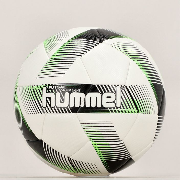 Hummel Storm Light FB futbalová lopta biela/čierna/zelená veľkosť 3 5