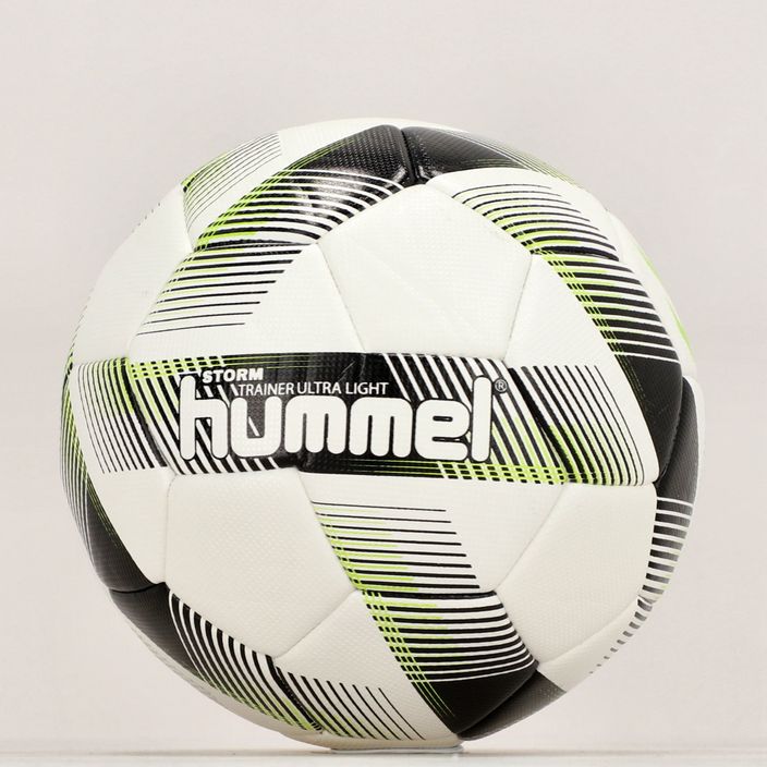Hummel Storm Trainer Ultra Lights FB futbalový biely/čierny/zelený veľkosť 3 6