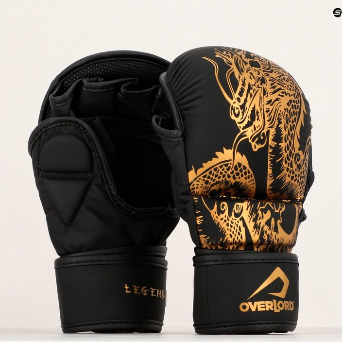 Rukavice Overlord Legend MMA black/gold 101004-BK_GO 6