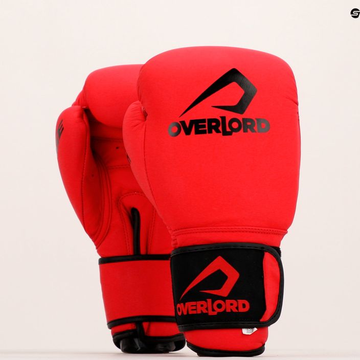 Červené boxerské rukavice Overlord Rage 100004-R 12