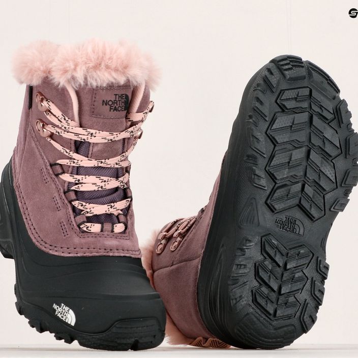 Detské snehové topánky The North Face Shellista V Lace Wp fawn grey/asphalt grey 14