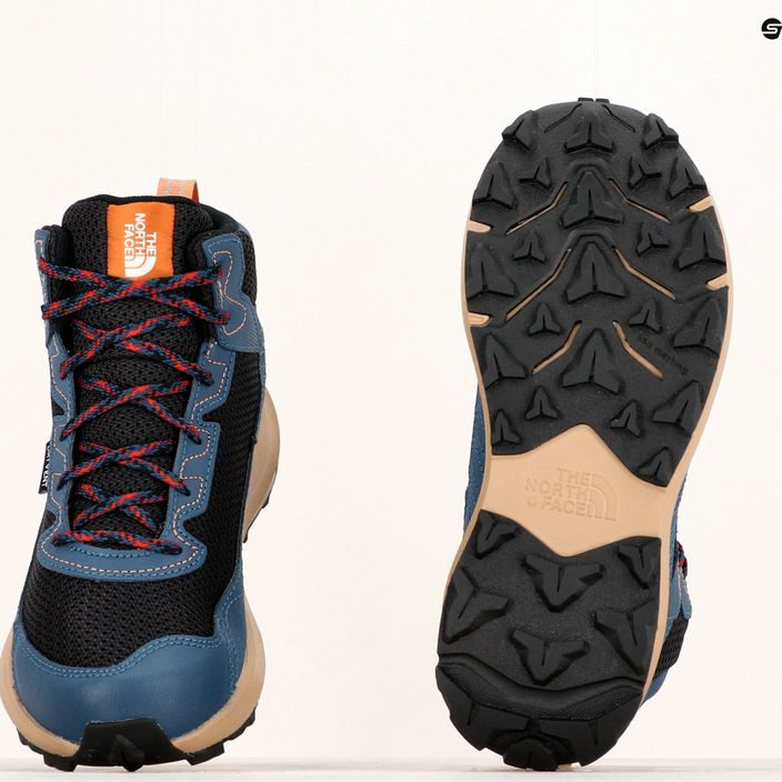 Detské trekové topánky The North Face Fastpack Hiker Mid Wp shady blue/white 18