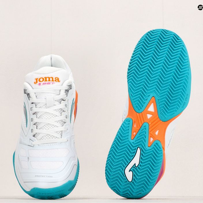 Dámska tenisová obuv Joma Set Lady white/orange 14