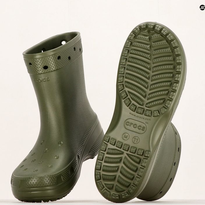 Crocs Classic Rain Boot army green pánske wellingtons 12