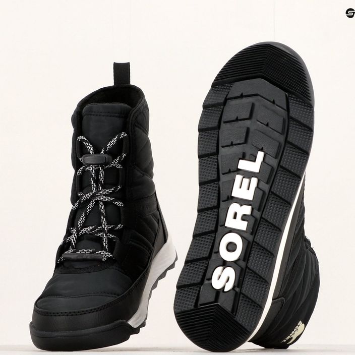Detské trekové topánky Sorel Whitney II Short Lace Wp black/black 15