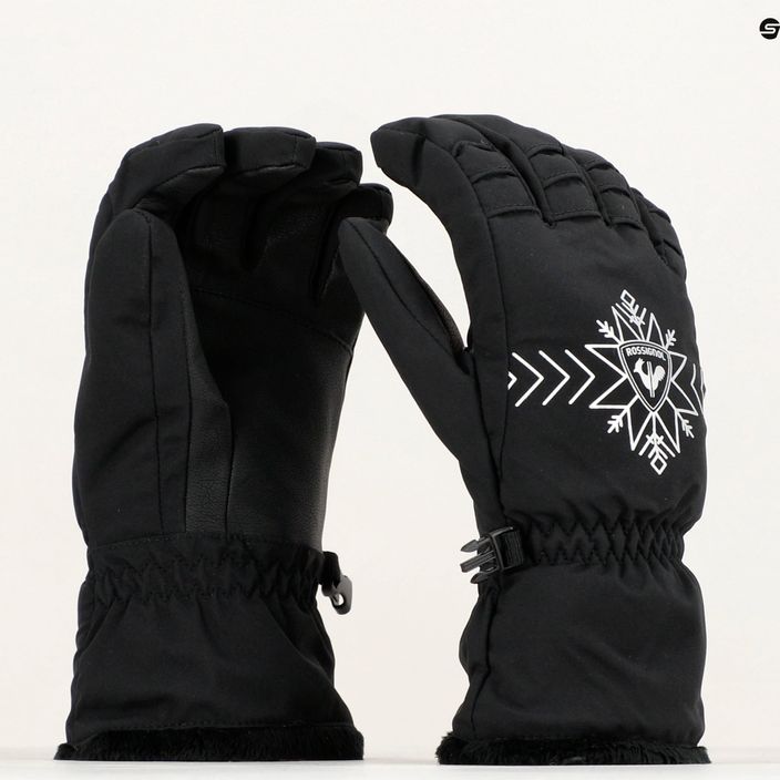 Dámske lyžiarske rukavice Rossignol Perfy G black 8