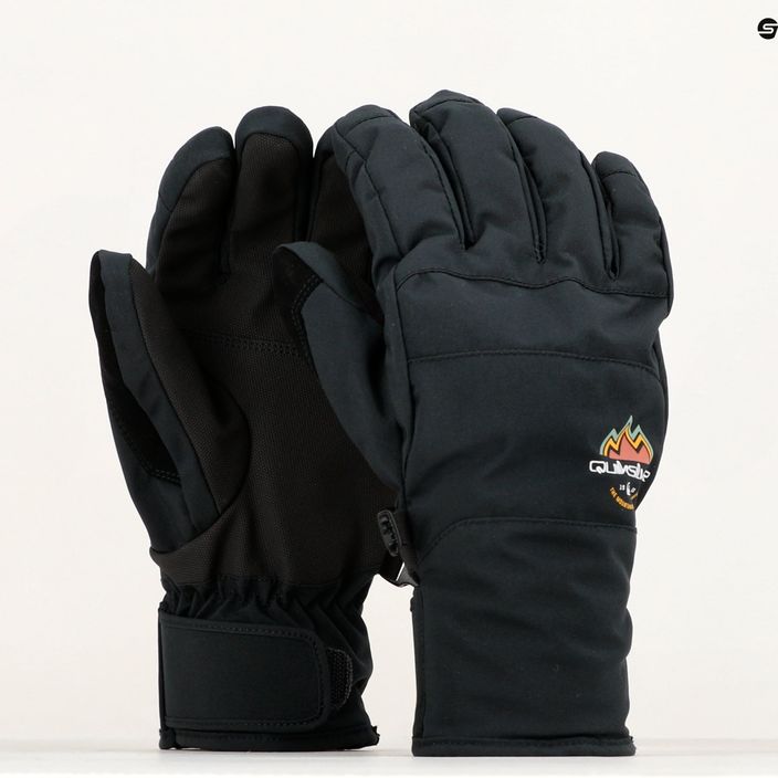 Pánske snowboardové rukavice Quiksilver Cross true black 8